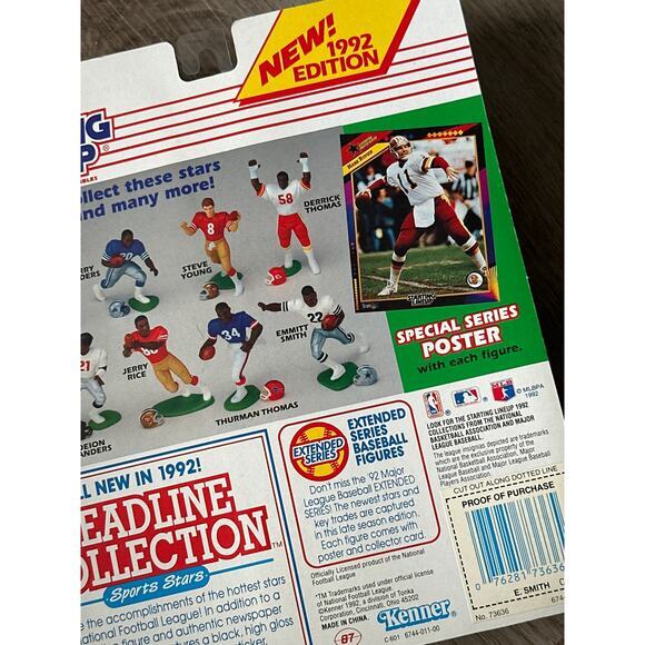 Starting Lineup Emmitt Smith 1992 with special series‎ poster - Picture 3 of 6
